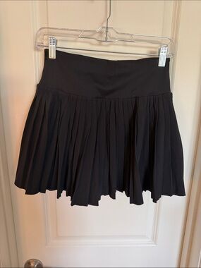 all in motion Black Pleated Tennis Skort